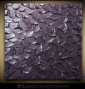 Lilac Abstract Minimalist ORIGINAL Metallic Textured Painting palette knife Impasto, Abstract Wall Art -MADE2ORDER-Mix & match