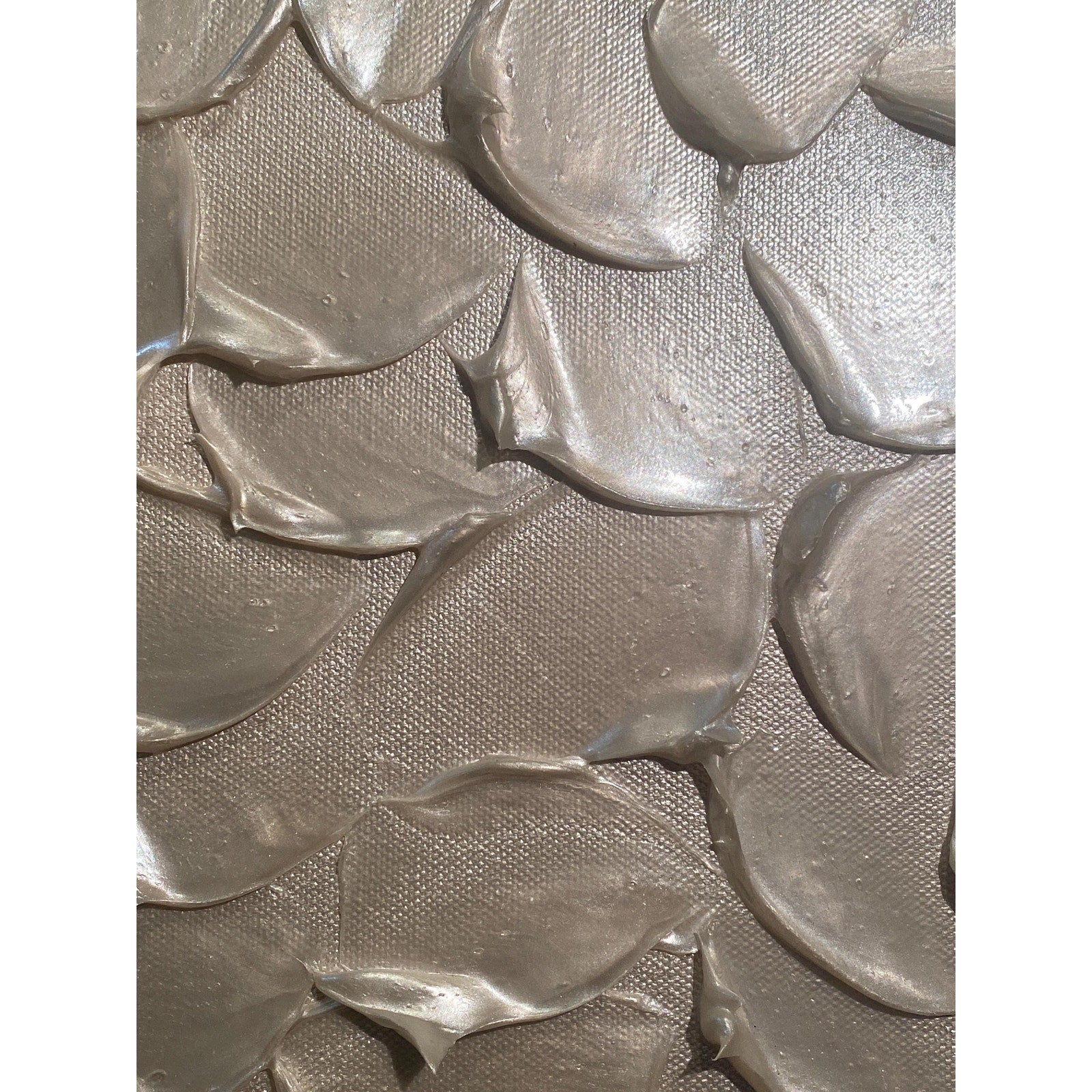 ORIGINAL Pearl White Painting Textured Impasto , Minimalist Abstract Wall Art -made2order