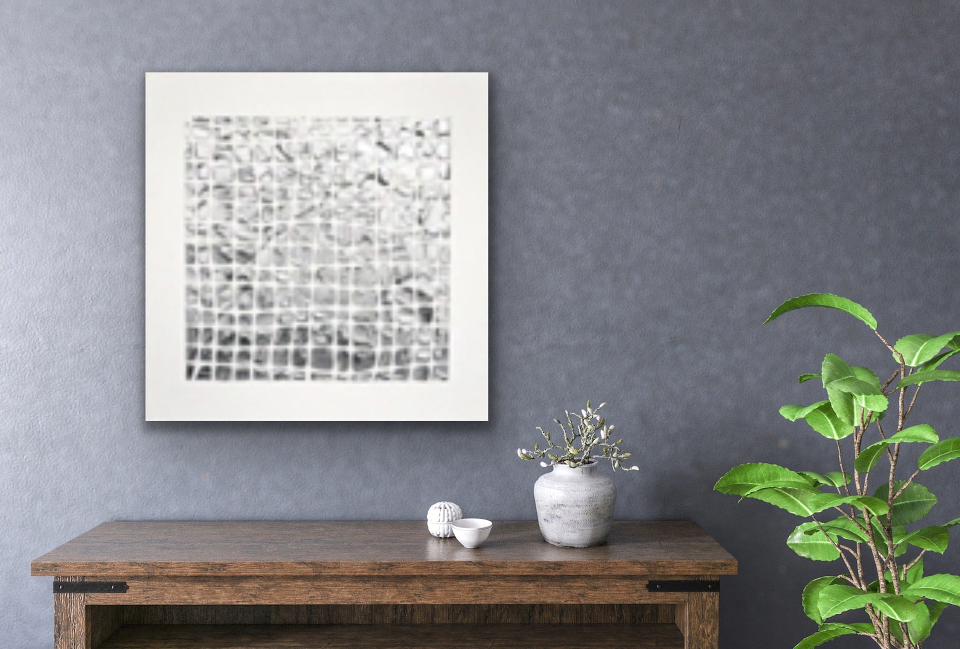 White and Silver Abstract Minimalist ORIGINAL Textured Painting palette knife Impasto, Abstract Wall Art -MADE2ORDER