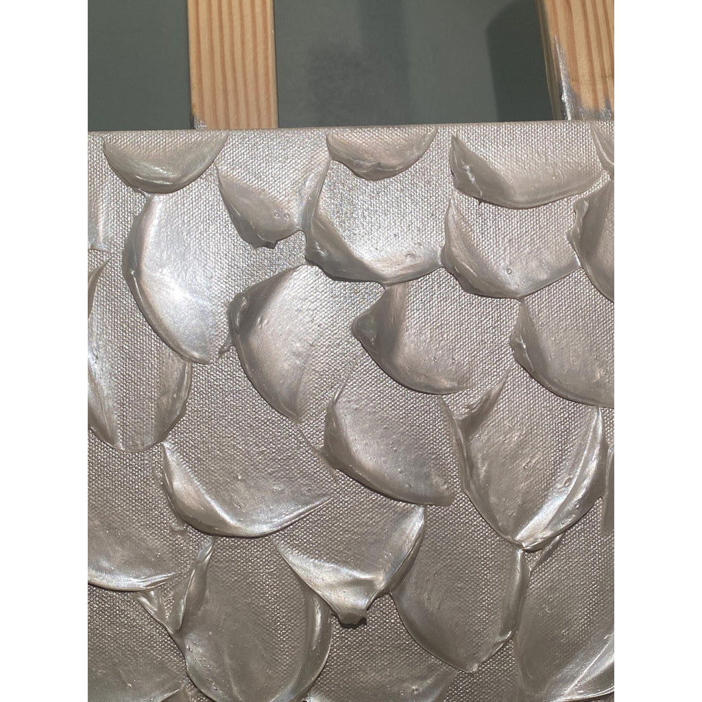 ORIGINAL Pearl White Painting Textured Impasto , Minimalist Abstract Wall Art -made2order