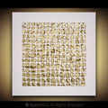 White and Gold Abstract Minimalist ORIGINAL Textured Painting palette knife Impasto, Abstract Wall Art -MADE2ORDER