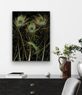 Peacock feathers, Original Photography, Wall art decor, Stretched Canvas, Fine Art Giclee PRINT, Small-X large, Susanna Shap