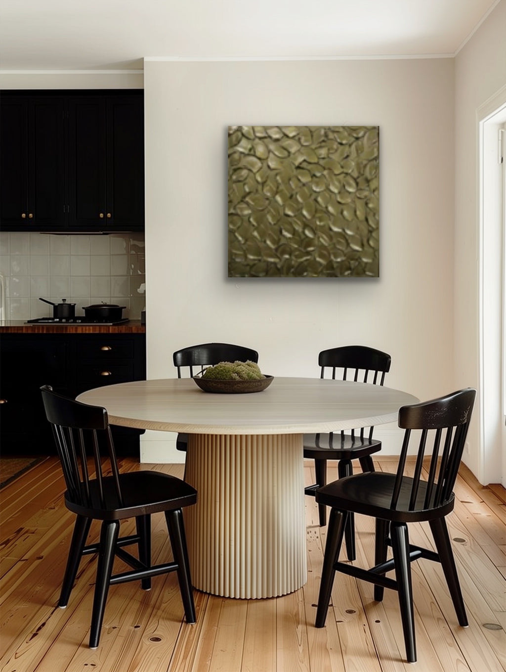 Bronze Abstract Minimalist ORIGINAL Metallic Textured Painting palette knife Impasto, Abstract Wall Art -MADE2ORDER-Mix & match