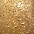ORIGINAL Gold Painting Abstract : Textured Impasto Art, 20x20" by Susanna Shap