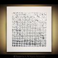 White and Silver Abstract Minimalist ORIGINAL Textured Painting palette knife Impasto, Abstract Wall Art -MADE2ORDER