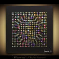 Black and Multicolor Abstract ORIGINAL Textured Painting palette knife Impasto, Abstract Wall Art -MADE2ORDER