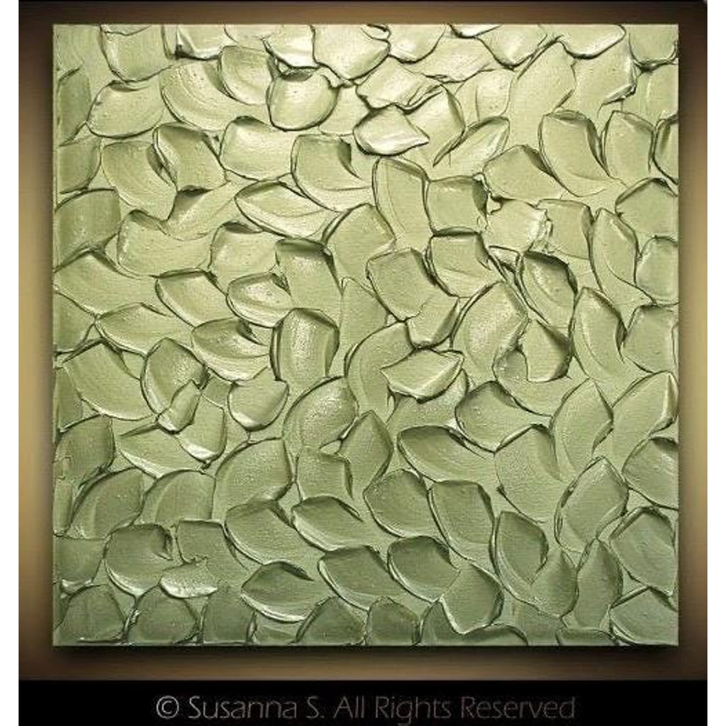 ORIGINAL Pearl White Painting Textured Impasto , Minimalist Abstract Wall Art -made2order