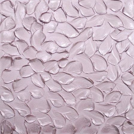 Pink Blush Abstract Minimalist ORIGINAL Metallic Textured Painting palette knife Impasto, Abstract Wall Art -MADE2ORDER-Mix & match