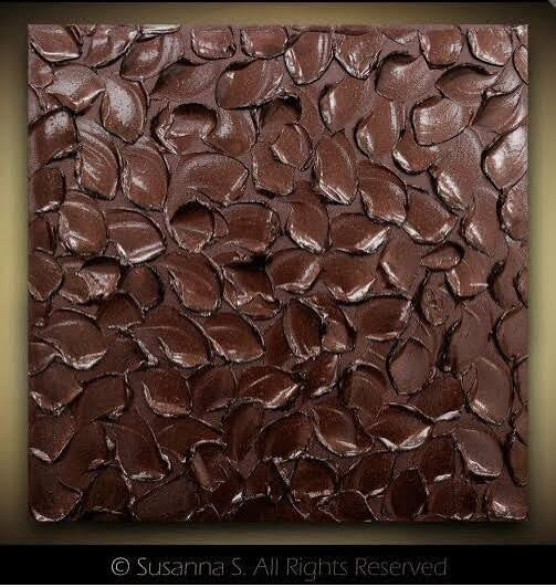 Burgundy Abstract Minimalist ORIGINAL Metallic Textured Painting palette knife Impasto, Abstract Wall Art -MADE2ORDER-Mix & match