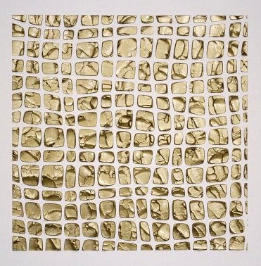 White and Gold Abstract Minimalist ORIGINAL Textured Painting palette knife Impasto, Abstract Wall Art -MADE2ORDER