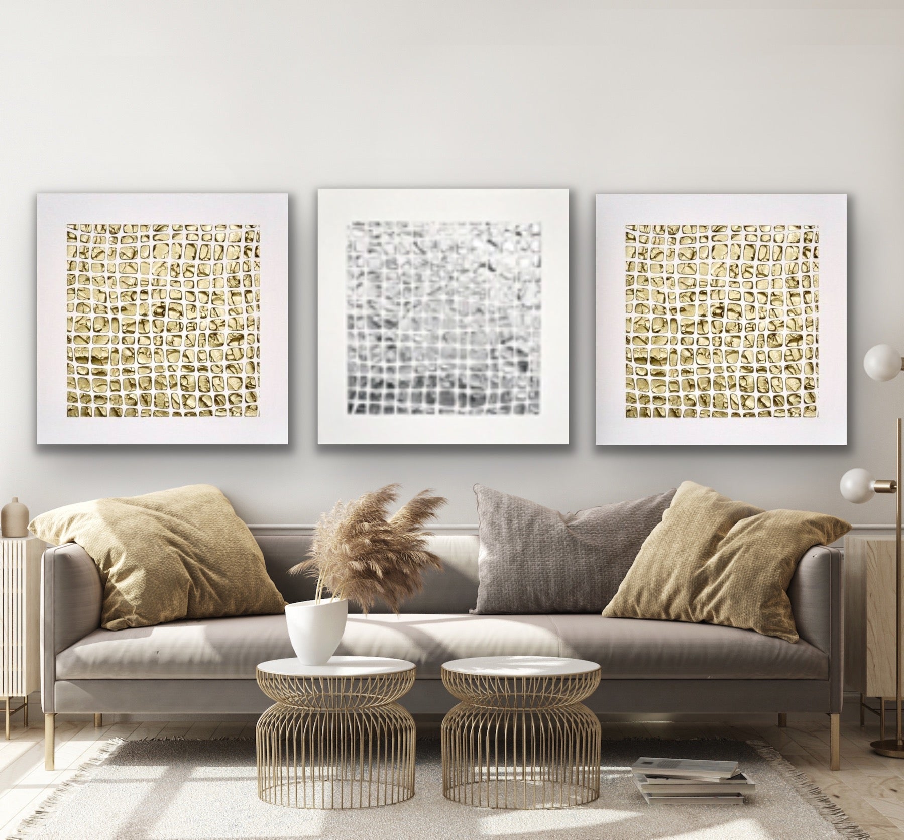White and Silver Abstract Minimalist ORIGINAL Textured Painting palette knife Impasto, Abstract Wall Art -MADE2ORDER
