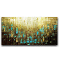 Mid century modern Abstract Wall Art, Panoramic Fine Art Giclee PRINT on canvas -Susanna Shap